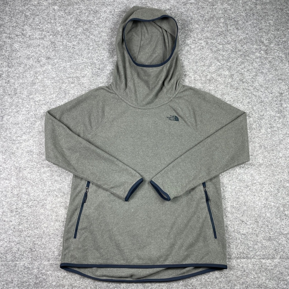 The North Face Hoodie Womens M Grey Pullover Fleece High Neck NF0A3SWY